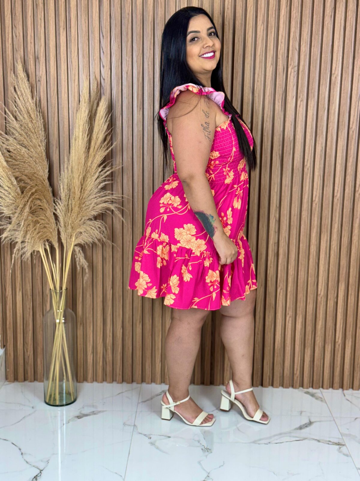 Vestido Curto / Rosa - Imagem 2