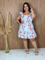 Vestido Curto / Branco  Beija Flor