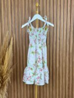 Vestido Filha Branco Borboleta