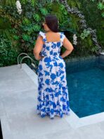 Conjunto Estampado / Branco com Azul - Imagem 3
