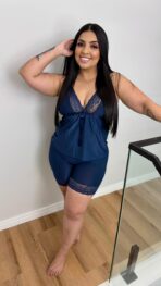 Short Doll Sensual / Azul Royal - Imagem 3