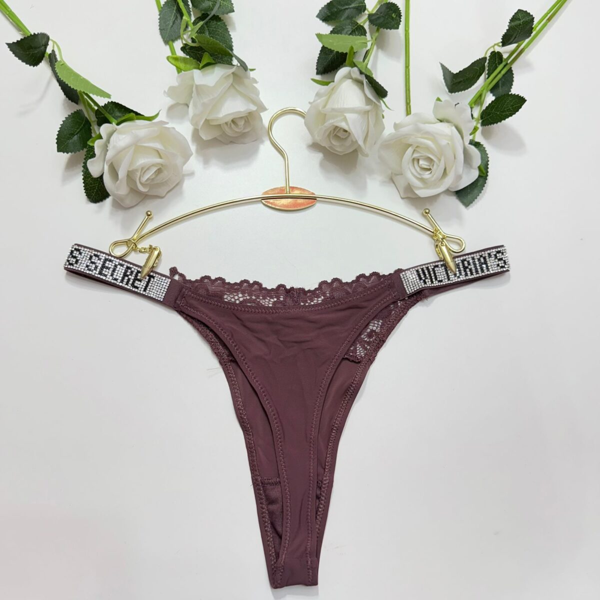 Calcinha Victoria Secret / Bordo - Imagem 2