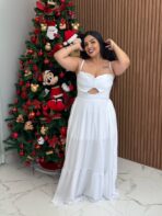 Vestido Longo Festa / Branco