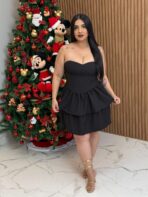 Vestido Curto Bailarina / Preto