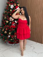 Vestido Curto Bailarina / Vermelho