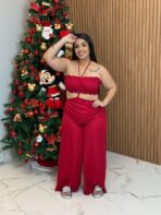 Macacão Pantalona / Vermelho