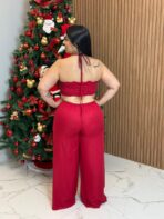 Macacão Pantalona / Vermelho - Imagem 3