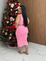 Vestido Luxo / Rosa Chiclete - Imagem 2