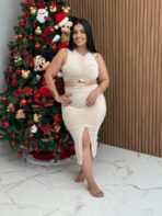 Vestido Luxo / Nude