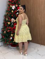 Vestido Bordado / Amarelo - Imagem 2