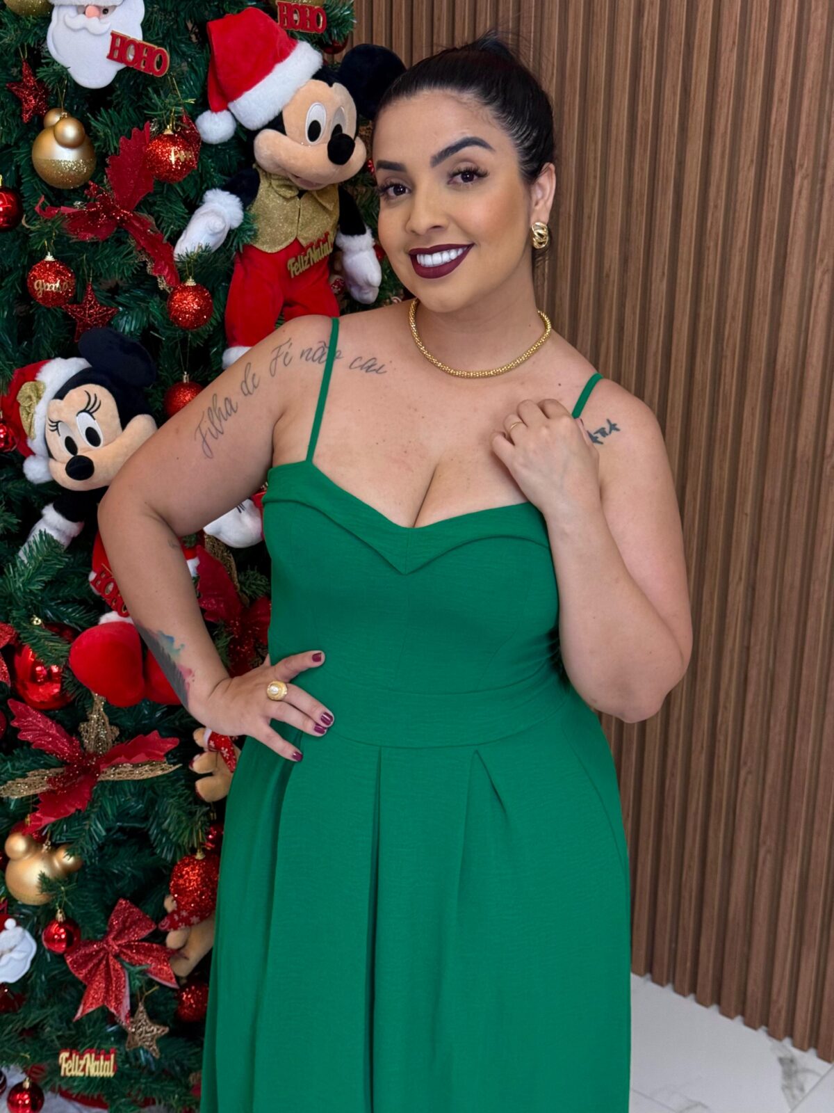 Vestido Longo Luxo / Verde - Imagem 3