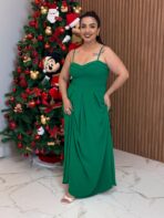 Vestido Longo Luxo / Verde