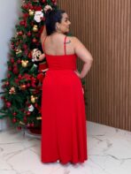 Vestido Longo Luxo / Vermelho - Imagem 2