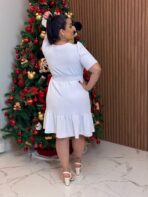 Vestido Liso Mid / Branco - Imagem 2