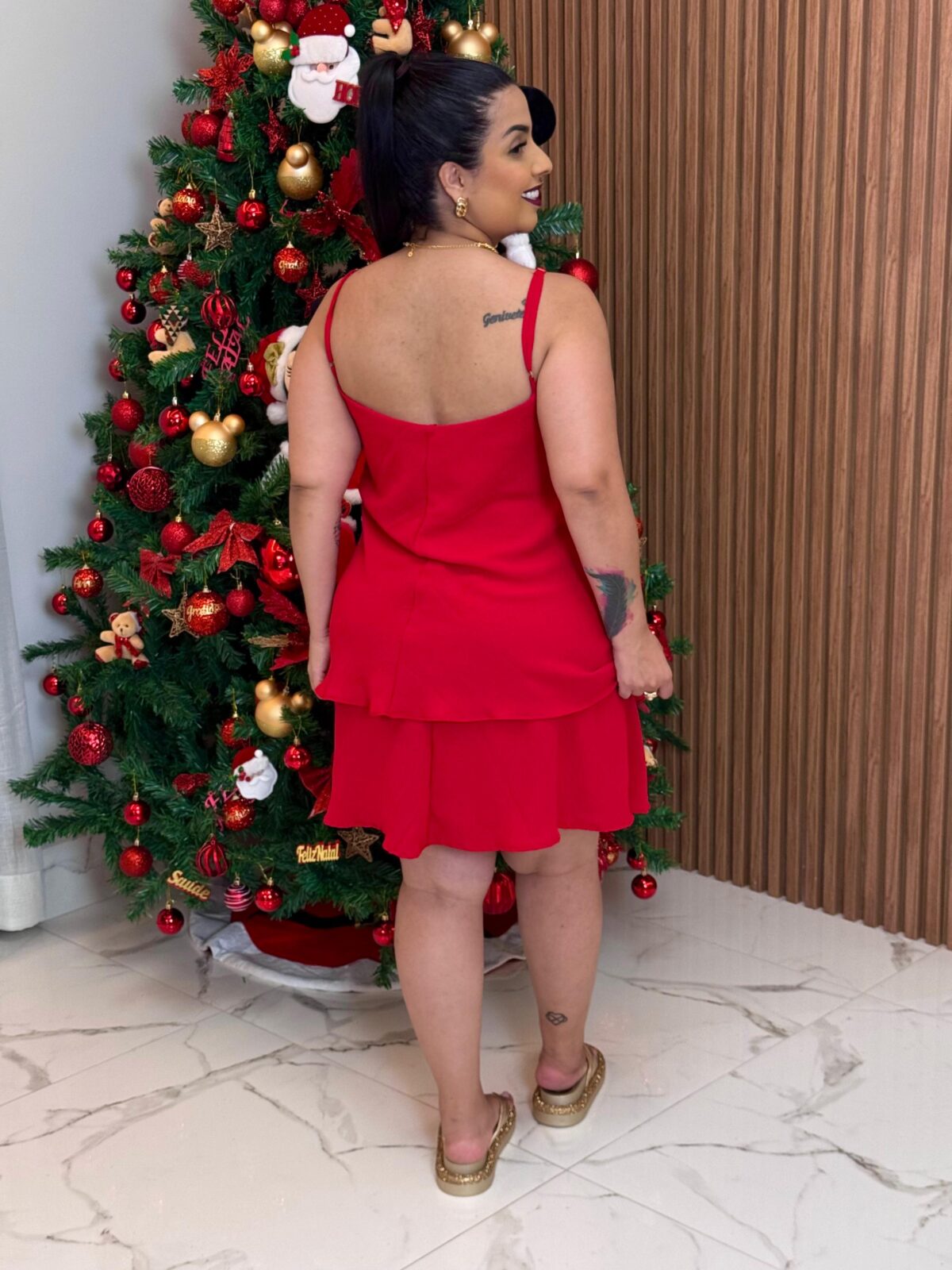 Vestido Babadinho / Vermelho - Imagem 2