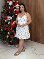 Vestido Curto Cereja