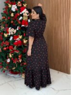 Vestido Longo Cereja Casual - Imagem 2