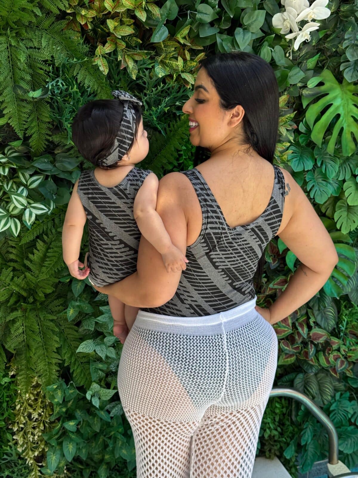 Kit Maiô Mãe e Filha - Estampado - Imagem 4
