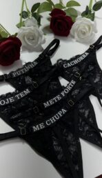 Calcinha Erótica / Preto - Imagem 2